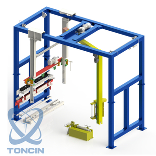 Máquina de embalagem rotativa automática de transporte pesado máquina de embalagem (tipo online, uso para linha de embalagem)