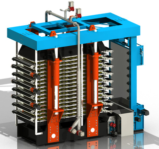 Desidratador de água para lodo Filtro de correia automático Prensa para tratar esgoto Power Plate
